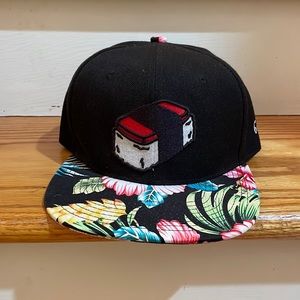 Spam Musubi Embroidered Adjustable Cap